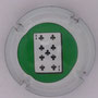Marque : GENERIQUE  N° Lambert : 824b Couleur : Polychrome Description : Jeton de 50 - 9 de trèfle  Emplacement : 