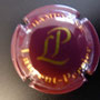 Marque : LAURENT - PERRIER  N° Lambert : 47a foncé Couleur : Violet foncé et or. Lettres épaisses Description : Lettres LP sans écusson   Emplacement : 068-08-02