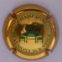 Marque : BEAUMONT sur VESLE N° Lambert : NR Couleur : Or et vert Description : Restaurant La P’tite table  Emplacement : 