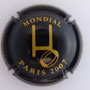 Marque : COLLARD - TRUCHON  N° Lambert : 11 Couleur : Noir et or Description : Coupe du monde Rugby 2007 - Paris Emplacement : 