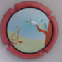 Marque : MOUTARDIER Philippe N° Lambert : 76 Couleur : Contour rouge Description : Le corbeau et le renard - Nom de la marque sur le contour Emplacement : 