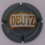 Marque : DEUTZ N° Lambert : 23h  Couleur : Gris bleu foncé et or Description : Deutz dans un cartouche blanc au contour or.   Emplacement :              