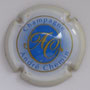 Marque : CHEMIN André N° Lambert : 5 Couleur : Blanc, bleu et or Description : Lettres AC dorées dans cercle bleu  Emplacement : 