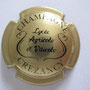Marque :  LYCEE AGRICOLE de CREZANCY N° Lambert : 5 Couleur :  Or et marron Description : Nom de la marque  Emplacement : 072-05-01