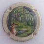 Marque : CHEURLIN (veuve) N° Lambert : 18ba Couleur : Polychrome, contour crème Description : Fables de la Fontaine - Le corbeau et le renard - nom de la marque  Emplacement : 