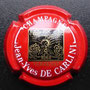 Marque : CARLINI (de) Jean-  Yves N° Lambert : 9 Couleur : Rouge, écusson or Description : Lettres JDC dans   écusson   Emplacement : 