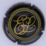 Marque : LIEBART Eric N° Lambert : 5 Couleur : Noir et or Description : Initiales et nom de la marque sur le pourtour  Emplacement : 