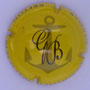 Marque : GERMAR - BRETON N° Lambert : 1  Couleur : Jaune et noir Description :  Initiales stylisées sur une ancre - nom de  la marque sur le pourtour Emplacement : 
