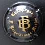 Marque : BERGERONNEAU -   MARION N° Lambert : 1 Couleur : Noir et or Description : Initiales BF en   lettres capitales  Emplacement :  