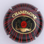 Marque : DERICBOURG Gaston N° Lambert : 2 Couleur : Marron et rouge Description : Initiales DG dans un cartouche rouge soutenu par deux lions  Emplacement : 