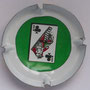 Marque : GENERIQUE  N° Lambert : 824 Couleur : Polychrome Description : Jeton de 10 - dame de trèfle  Emplacement : 