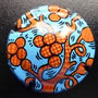 Marque : GENERIQUE  N° Lambert : 892b Couleur : Orange et violet Description : Le street art - Vigne et   raisins  Ref perso :