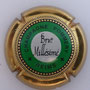 Marque : POMMERY N° Lambert : 85 or foncé Couleur : Contour or foncé , cercle vert, cartouche blanc Description : Brut Millésimé  Emplacement : 