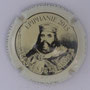Marque : NOWACK N° Lambert : 53d Couleur : Noir et blanc, contour crème Description : Charles III le simple - nom de la marque  Emplacement : 