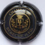Marque : BERECHE & Fils N° Lambert : 1 Couleur : Noir et or Description : Initiales dans blason surmonté d'une couronne - nom de la marque  Emplacement : 