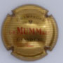 Marque : MUMM N° Lambert : 122 Couleur : Or, Grand cru brut Description : Inscription Grand Cru  Emplacement : 