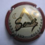 Marque : SENEZ N° Lambert : 19 Couleur : Contour Bordeaux Description : Triangle triple, lune et soleil   Emplacement : 