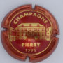 Marque : GOBILLARD Bruno N° Lambert : 1 Couleur : Rouge et or striée Description : Bâtiment - Pierry  Emplacement : 