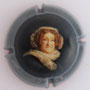 Marque : CLIQUOT (Veuve) N° Lambert : 142 Couleur : Contour gris Description : Portrait veuve Cliquot. Signature au verso  Emplacement : 