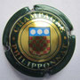 Marque : PHILIPONNAT N° Lambert : 19 Couleur : Or. Contour vert foncé Description : Ecusson dans un cercle or  Emplacement : 088-05-03