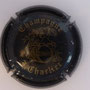 Marque : CHARLIER J. N° Lambert : 11 Couleur : Noir et or Description : Charlier inscrit dans un tonneau supportant un angelot  Emplacement : 