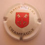 Marque : HAUTVILLERS N° Lambert : 11 Couleur : Blanc, rouge et orr  Description : Blason avec deux clés  Emplacement : 060-03-03