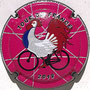 Marque : CLERGEOT Daniel N° Lambert : NR Couleur : Fond rose Description : Tour de France 2018 - Marque : CLERGEOT Daniel N° Lambert : NR Couleur : Fond rose Description : Tour de France 2018 - Coq tricolore sur un vélo  - nom de la marque  Ref perso :