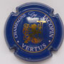 Marque : JACOPIN Guy N° Lambert : 2 Couleur : bleu or et blanc  Description : Lettre J soutenue dans par un lion  Emplacement : 