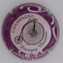Marque : DRAVIGNY Christian N° Lambert : 5-1 Couleur : Contour mauve avec liseré, fond violet pâle Description : Grand Bi  Emplacement : 