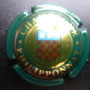 Marque : PHILIPONNAT N° Lambert : 32x Couleur : Contour vert. Cercle or Description : Ecusson dans un   cercle or  Emplacement : 