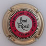 Marque : POMMERY N° Lambert : 86 rouge clair Couleur : Contour Or, cercle rouge, cartouche blanc Description : Brut rosé  Emplacement : 