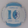 Marque : GUYON Pierre N° Lambert : 13 Couleur : Fond blanc Description : 10 ans Hippo XV - nom de la marque Emplacement : 