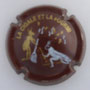 Marque : BARON Albert N° Lambert : 16 Couleur : Fond marron, cigale blanche Description : La cigale et la fourmi - nom de la marque  Emplacement : 