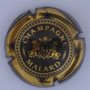 Marque : MALARD JL N° Lambert : 10 Couleur : Noir et contour or Description : Lettre M dans blason couronné, soutenu par deux lions  Emplacement :