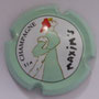 Marque : CASTELLANE (de) N° Lambert : MAXIM’S 9 Couleur : "Série MAXIM’S contour turquoise"  Description : Femme à la chevelure  rouge  Emplacement : 