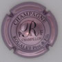 Marque : ROUALET Père & fils  N° Lambert : 3c Couleur : Violet et noir Description : Nom de la marque et initiales Emplacement : 