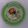 Marque : FURDYNA N° Lambert : 44g Couleur : Contour vert flou Description : Coccinelle - nom de la marque  Emplacement : 