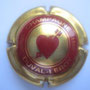 Marque : DUVAL LEROY N° Lambert : 30 Couleur : Rouge, contour or  Description : Cœur rouge  Emplacement : 046-05-04