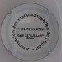 Marque : LALLEMENT  N° Lambert : 12d v Couleur : Polychrome  Description : L’îile de Nantes - Association Placomusophiles de l’Ouest Emplacement : 