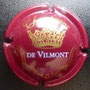 Marque :  VILMONT (de) N° Lambert : 1 - clair Couleur :  Bordeaux, Or et Blanc Description : Nom de la marque surmonté d'une couronne  Emplacement :  