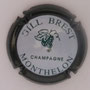 Marque : BREST - GILL N° Lambert : 3 Couleur : Contour vert foncé Description : Grappe de raisins - nom de la marque  Emplacement : 