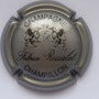 Marque : ROUALET Fabrice N° Lambert : 7 Couleur : Gris foncé et noir  Description : Nom de la marque et initiales Emplacement : 