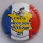 Marque : CLERGEOT Daniel N° Lambert : NR Couleur : Fond marron Description : Tour de France 2017 - Dusseldorf - Dusseldorf - nom de la marque  Ref perso :