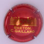 Marque : BRETON C. GAILLARD N° Lambert : 5 Couleur : Rouge et or  Description : Bâtiment - nom de la marque  Emplacement : 