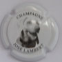 Marque : LAMBERT José N° Lambert : NR1 Couleur : Blanc et noir  Description : Chien   Emplacement : 
