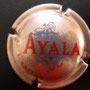 Marque : AYALA N° Lambert : 32 Couleur : Rosé, Brut majeur Description : Blason et inscription   AYALA rouge  Emplacement : 006-03-05