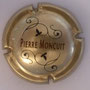 Marque : MONTCUIT Pierre  N° Lambert : 6b Couleur : Or et noir Description : Nom de la marque  Emplacement : 