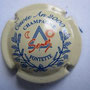Marque : SENEZ N° Lambert : 15 Couleur : Crème Description : Cuvée An 2000. Triangle triple, lune et soleil   Emplacement : 