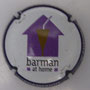 Marque : CHAURE Jean-Louis N° Lambert : 36 Couleur : Fond blanc, contour violet Description : Barman at home -  nom de la marque Emplacement : 