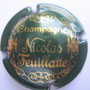  Marque : FEUILLATTE Nicolas N° Lambert : 5 Couleur : Vert et or Description : Champagne et nom du producteur Emplacement : 052-04-05